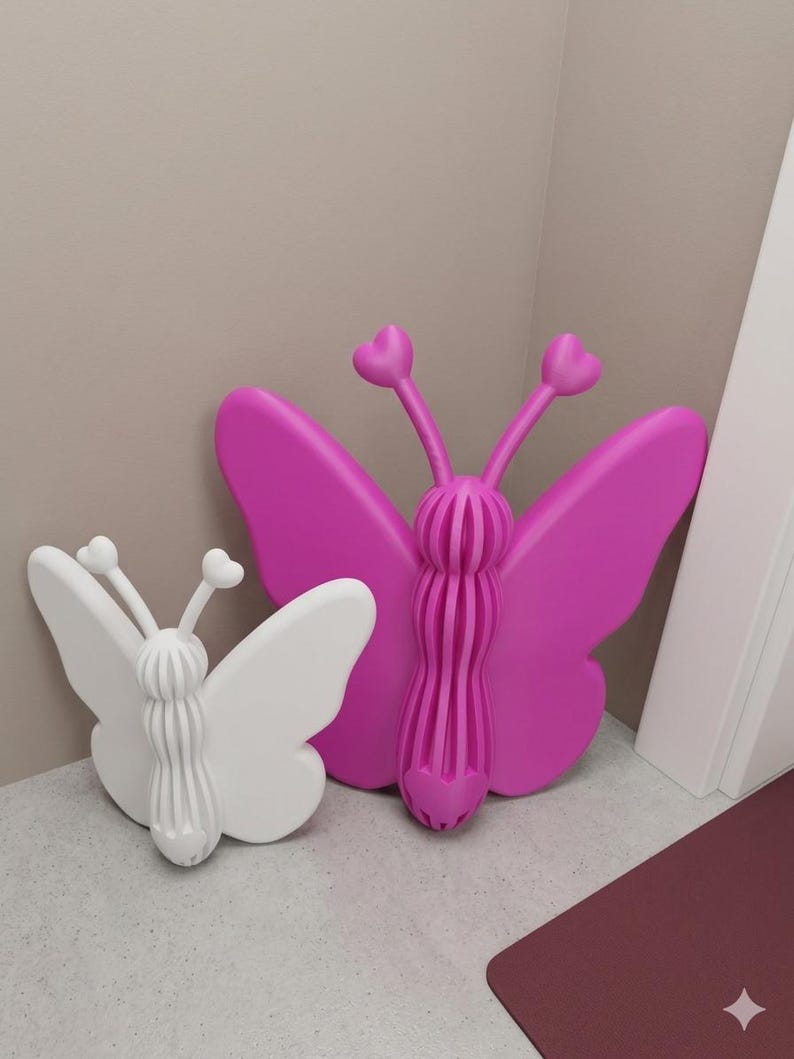 Bunter PLA-Schmetterling (3D-Druck)