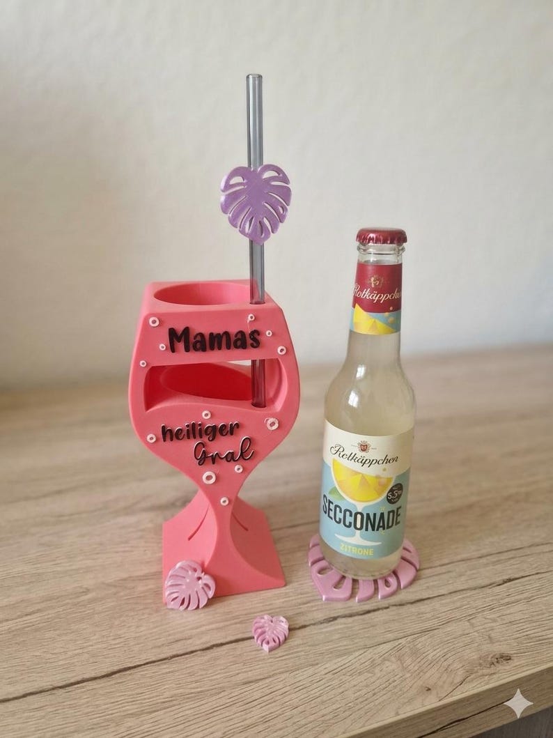 3D-gedruckter Getränkehalter mit Monster…