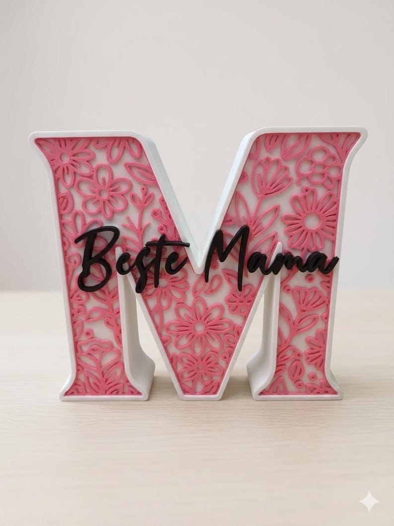 3D-Druck Aufsteller "Beste Mama"
