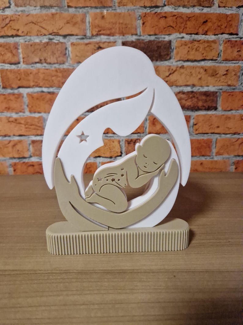 Moderne Skulptur „Geborgenheit“