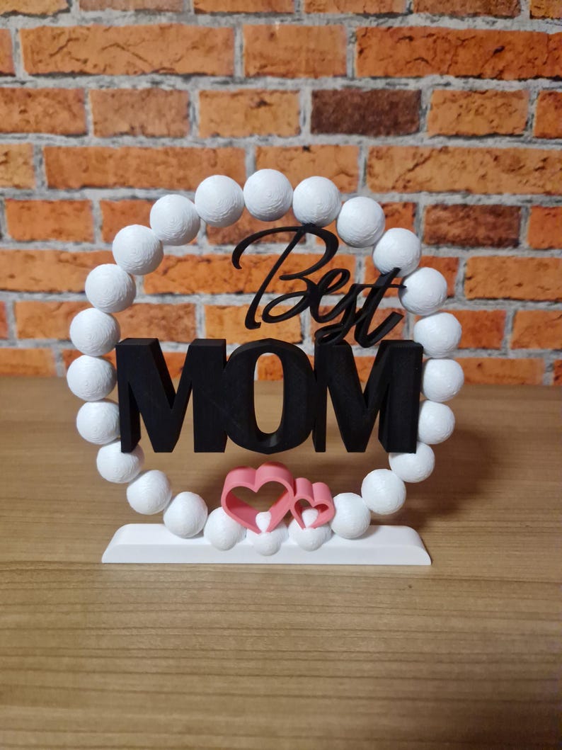 Muttertagsgeschenk Aufsteller "Best Mom"