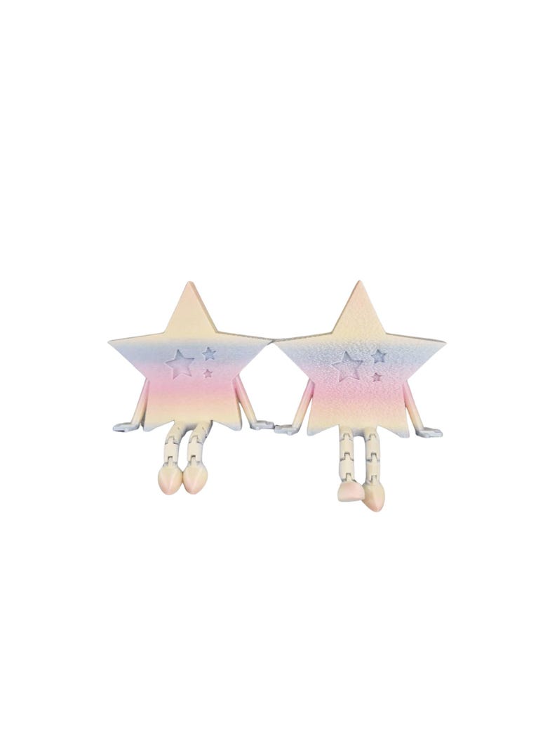 3D Druck Stern Figur Articulated Regenbo…
