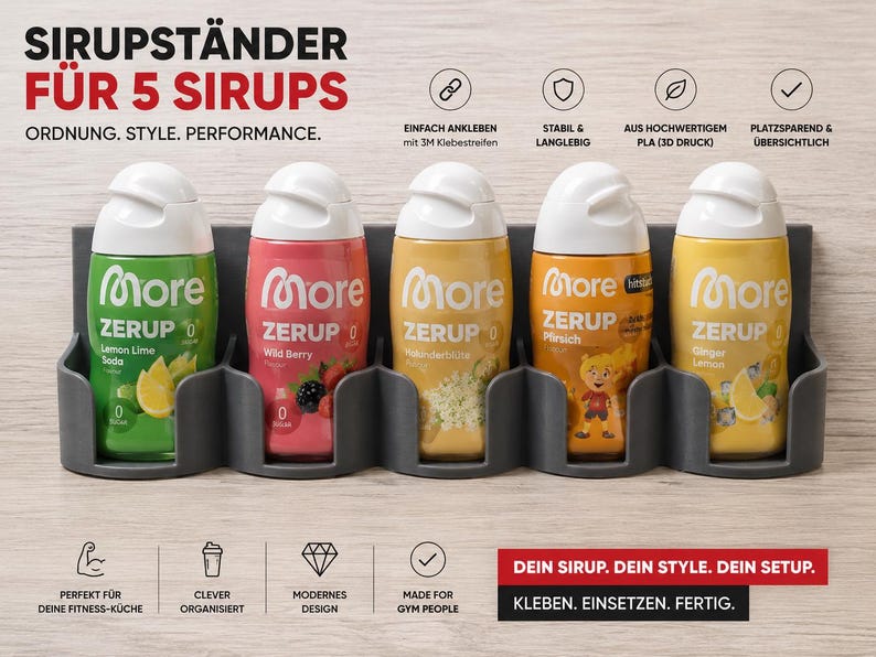 Sirupständer · 5 Zerups