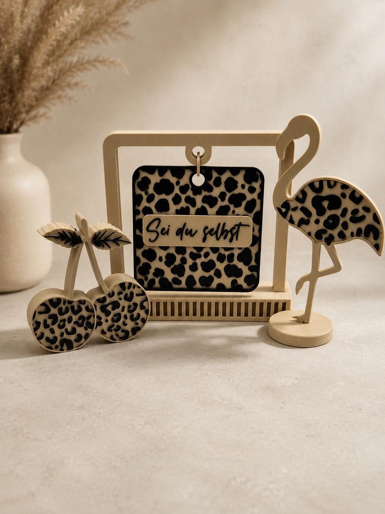 Leopard Deko Set Modernes Boho Wohnacces…